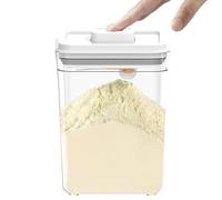 KYYGKY Contenedor Hermetico para Cocina2,3L, Recipiente de Almacenamiento con Cuchara y Tapa, Recipiente para Almacenar Alimentos, Bote Cocina Almacenaje para Cereales, Harina, Polvo de Albúmina