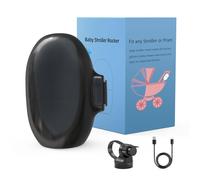 KYZDZQ Cochecito basculante con recargable, portátil, chupete para dormir con 5 patrones de vibración de intensidad diferentes, ayuda para dormir para bebés que se adapta a todos los cochecitos,
