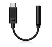 KZ AM02 Tipo-C a 3.5mm Adaptador de Audio Hi-Fi Portátil DAC Decodificación Amplificador con EQ Tuning HD Audio Decodificación para auriculares y teléfono