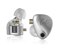 KZ Castor IEM, KZ Auriculares intrauditivos con Dos Controladores dinámicos para músicos, Cantantes, Auriculares internos sintonizables con Controladores 2DD, Interruptor de Ajuste, Puntas en