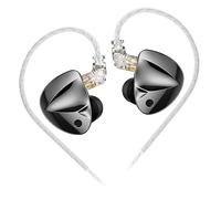 KZ D-FI - Auriculares intraurales de 4 niveles con monitor personalizable, sintonización de alta fidelidad, auriculares Zobel con diseño de circuito de red (sin micrófono, sin interruptores)
