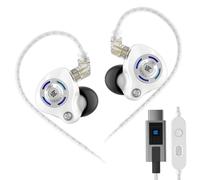 KZ Gale - Auriculares USB C, con cable para Samsung S25, S24, S23, FE, S22, S21, S20, A53, A54, tipo C, IEM, con micrófono, tarjeta de sonido DSP integrada para iPhone 16 Pro Pixel 9 Pro (tipo C