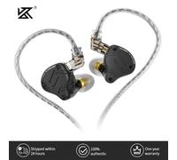 KZ-ZS10 PRO X Fone de ouvido intraauricular híbrido HiFi Bass Metal, Cancelación de ruído, ZSN PRO, AS16 PRO, AS12, ZSX, ZEX ZS10 Pro X MIC
