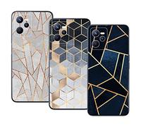 KZIOACSH 3 x Funda para Realme C35/Realme Narzo 50A Prime,Silicona Carcasa TPU Protección,Ultra Slim Anti Choque Anti Arañazos para Realme C35/Realme Narzo 50A Prime