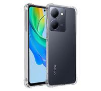 KZIOACSH Funda Compatible con Vivo Y36 4G,Ultra Fina Silicona TPU Carcasa Cuatro Esquinas Anti-caíd Protección Esquina Parachoques,Transparente