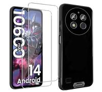 KZIOACSH Funda para OUKITEL WP28E/WP28/WP28S + [2 Pack] Cristal Templado,[Ultra Slim],[Anti-Rasguño] Carcasa de Silicona Líquida Gel Ultra Suave Funda Protectora de Cover