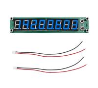 Kznifmk 0,1 MHz-1200MHz Señal Frecuencia Contador Cimómetro Probador con Pantalla LED para Radio, Luz Azul