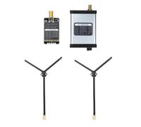 Kznifmk 1.3G 1.6W 1600Mw FPV VTX Transmisor de Video y Receptor de Video AnalóGico para FPV Freestyle Piezas de Bricolaje de Alcance (C)