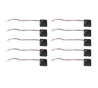 Kznifmk 10 Piezas 40mm x 10mm 0.12A 2Pin 5V DC Sin Escobillas Rodamiento Ventilador de Refrigeracion