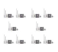 Kznifmk 10 Set Mecanismo de Movimiento de Reloj de Cuarzo de Eje de 28Mm, Kit de ReparacióN de Reloj Mecanismo de Reloj de Repuesto Accesorios de Reloj de Motor DIY