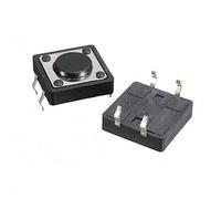 Kznifmk 10 x Mini Interruptor de Boton PCB Tactil Momentaneo SPST