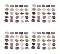 Kznifmk 100 Piedras Inspiradas Grabadas con Palabras de Aliento Piedras Grabadas en para Preocuparse AfirmacióN Piedras de MeditacióN