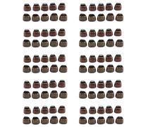 Kznifmk 100 Piezas Campanas Pequeñas de Latón para Pastoreo de Ovejas,Caballos Y Vacas Campana Retro de Cencerro para Caballos, Ovejas Que Pastan Cobre,Campanas de Vaca Fabricante de Ruido