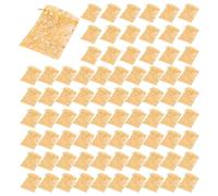 Kznifmk 1000 Piezas 9X12cm Bolsas de Joyería de Organza de Corazón de Lazo de Tejido Fino Bolsos del Regalo del Favor de la Navidad del Banquete de Boda ()