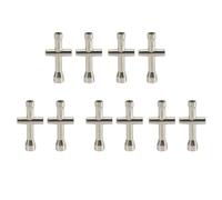 Kznifmk 10x Accesorio de Juguetes 4/5/5.5/7Mm de Llave Cruzada para Llave RC 80132 para Herramienta de Rueda de Coche Modelo