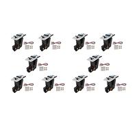 Kznifmk 10X Aceptador de Monedas Múltiples Máquina Expendedora de de Monedas Electrónicas con Puerto 4P Enrollable Electrónico, Canje de Boletos de Juego de