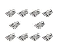 Kznifmk 10X Acero Inoxidable 316 Anillo de ElevacióN Empotrado Tirador de la Escotilla Manija del Armario Gabinete Hardware Marino