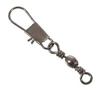 Kznifmk 10X LíNea de Pesca de Metal para Enganchar Conectores Giratorios de VáStago Gris Oscuro