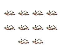 Kznifmk 10X PCI-E 6PIN Entrada DC 12V 300W DC-ATX-300W 24Pin ATX Interruptor PSU Módulo de Fuente de Alimentación