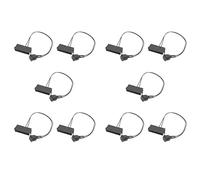 Kznifmk 10X Probador de Arranque de Fuente de AlimentacióN ATX Hembra de 24, Puente de Arranque, Cable de Interruptor de Encendido y Apagado, 18AWG, 30CM