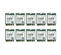 Kznifmk 10X Tarjeta de Red Inalámbrica DW1820 QCNFA344A 2,4G + 5G de Doble Banda Gigabit Bluetooth 4,1 NGFF Tarjeta de Red Compatible con 802.11AC