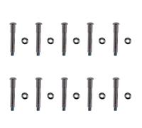 Kznifmk 10X Tornillo de Tornillo Fijo Tornillo de Bloqueo del Eje del Scooter para M365 Pro Accesorios de Monopatín de Reemplazo de Lugar Plegable