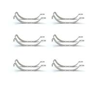 Kznifmk 12 Piezas de Suspensión de Muelles de Hoja de Amortiguador de Acero para D12 B14 B24 B16 B36