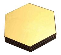 Kznifmk 12 Piezas DIY 3D Espejo Hexagonal CalcomaníA Arte Mural Pared Pegatina Hogar DecoracióN ExtraíBle