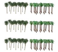 Kznifmk 120 Piezas árboles Modelo de de/Modelo de Paisaje de Plástico Diseño Artificial Diorama de Tropical
