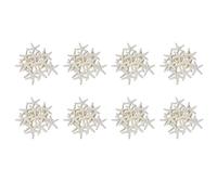 Kznifmk 120 Piezas de Color Cremoso Lápiz Estrellas de Mar para Decoración de Bodas, Decoración del Hogar Y Proyectos de