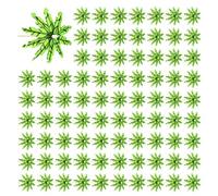 Kznifmk 120 Piezas de Paraguas de Papel de de Tropical Verde Selecciones de Sombrillas de CóCtel Selecciones de Cupcakes para Fiesta Hawaiana