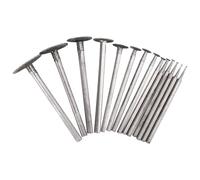 Kznifmk 14 Piezas de Brocas para Amoladora de Piedra de Diamante: Vástago de 3/32 Pulgadas para el Personalizador, Accesorios para Herramientas Rotativas de Alta Precisión