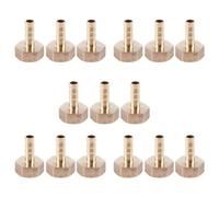 Kznifmk 15 Pcs 1/2 Rosca Hembra 8 mm Aire Neumática Manguera de Gas Conector de Púas