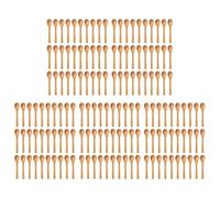 Kznifmk 150 Piezas Mini Cuchara De Madera Cucharas De Sopa Pequeñas Cucharas De Servir Cucharas De Condimentos Cuchara De Miel De Madera Madera Marrón