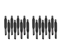 Kznifmk 16 Piezas Correas de Pedal de Bicicleta de Ejercicio, Correas de Pedal Ajustables Correas de Pedal de Pie para Bicicleta de Ejercicio Giratoria Hogar o Gimnasio