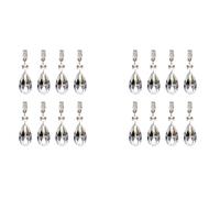 Kznifmk 16 Uds. Pesos para Mantel, Peso Pesado para Mantel de Cristal, Perchas en Forma de CorazóN, Colgantes para Mantel de Cena Al Aire Libre