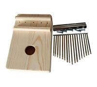 Kznifmk 17 Llave No Ensamblada Teclas Piano de Pulgar Piano de Dedo Semiacabado Kalymba Piano de Dedo PortáTil