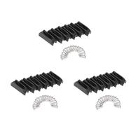 Kznifmk 18 Piezas Canoa Kayak Bloqueo de Cable Control de Timón Nailon Autobloqueo de Cuerda para Corredor, Grapa de Anclaje Accesorios para Barcos