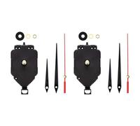 Kznifmk 2 Juegos de Kit de Movimiento de Reloj DIY Movimiento Oscilante con Manecillas Piezas de Reparación de Reloj de Cuarzo Piezas de Repuesto e