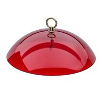 Kznifmk 2 Piezas Cubierta Protectora para Comederos de Pájaros Anti-Ardillas,Cúpula Protectora de Cúpula,Cubierta Protectora la Lluvia para Comederos para Pájaros Colgantes,A