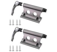 Kznifmk 2 Piezas Soporte Horquilla para Bicicleta,Cama de CamióN, Techo,Portabicicletas,Bloque de Bicicleta, Soporte de CamióN para CamióN, SUV, Remolque, Bicicleta de Carretera, Gris