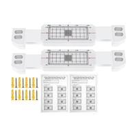 Kznifmk 2 Registros de Monitoreo de Grietas, Más un Monitor de Grietas en las Esquinas para el Registro de Grietas Estándar y de Grietas en las Esquinas