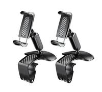 Kznifmk 2 Soportes Clip para Teléfono Coche para Salpicadero, Soporte Multifuncional para Teléfono Salpicadero Coche para Teléfonos Inteligentes Soporte para Salpicadero Coche