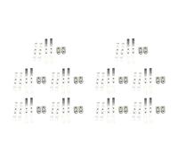 Kznifmk 20 Pares de SuspensióN de Muelles de Hoja de AmortiguacióN de Acero para D12 B14 B24 B16 B36 RC CamióN Accesorios de Piezas de Coche