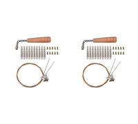 Kznifmk 20 Piezas Clavos de Afinación Y 20 Piezas Remaches, con Llave de Afinación En Forma de L, Cuerda de Laiyaqin de 10 Cuerdas para Instrumento de Cuerda de Arpa Lyre