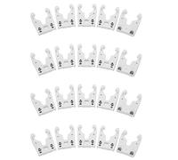 Kznifmk 20 Unids/Lote ISO30 Portaherramientas Abrazadera de Hierro + ABS A Prueba de Fuego Garra de Goma