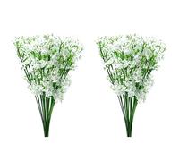 Kznifmk 24 Tallos Artificial Gypsophila Silk Flower Bunch Baby's Breath