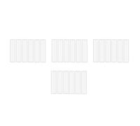 Kznifmk 24 Unids/Set de 5,7 Pulgadas Molde Rectangular de Silicona para Marcadores de Marcadores DIY Hacer Molde para Manualidades Joyería Resina Epoxi Molde Transparente