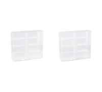 Kznifmk 2X 1:64 para Caja de Presentación Hot Wheel, Modelo Coche, Gabinete de Juguete,Estante para Coches Hotwheel, Almacenamiento Fundido A Presión,B