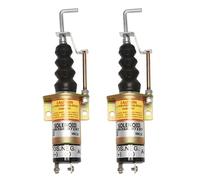 Kznifmk 2X 1502-12C7U2B2S1 SA-3405T 366-07197 2 Pins 12V Válvula Solenoide de Parada- Solenoide de Corte para El Intercambiador de Solenoide Eléctrico,